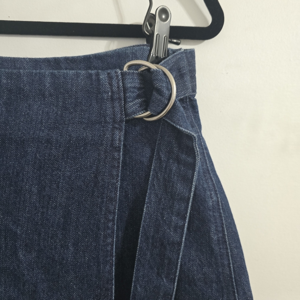 Madewell Denim Wrap Skirt 6 - Picture 3 of 9